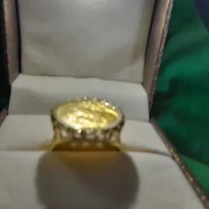 1918 full sovereign ring - Image 2