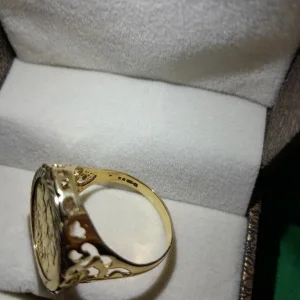 1918 full sovereign ring - Image 5