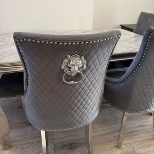 Marble table with Lyon chairs - Image 3