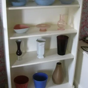 White Bookcase with Adjustable Shelves