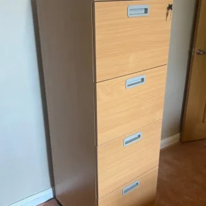 Wooden heavy duty filing cabinet - Image 2
