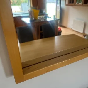 Mirror - Oversized Rectangular Light Oak - Image 3