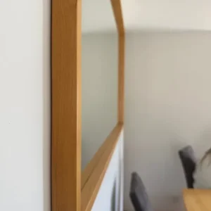 Mirror - Oversized Rectangular Light Oak - Image 4