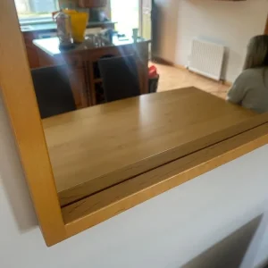 Mirror - Oversized Rectangular Light Oak - Image 5