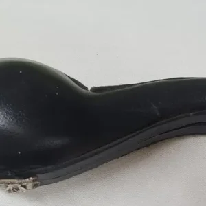 A vintage lion's head meerschaum pipe in original case - Image 2