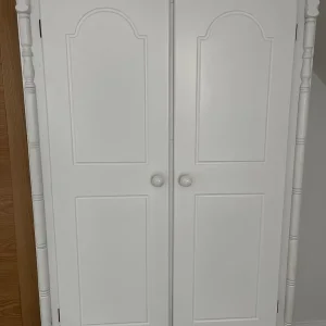 White Pine Wardrobe, double door with two drawers - Image 5