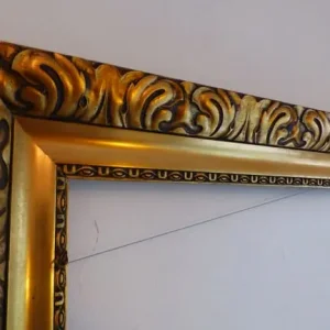 Extra Large Gold Gilt Embossed Picture Frame 118cm x 87cm - Image 3