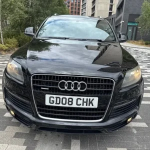 2008 AUDI Q7 3.0 TDI QUATTRO S LINE TIPTRONIC AUTO DIESEL 7 SEATER 5dr BLACK - Image 2