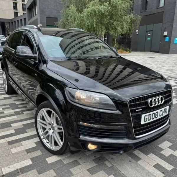 2008 AUDI Q7 3.0 TDI QUATTRO S LINE TIPTRONIC AUTO DIESEL 7 SEATER 5dr BLACK