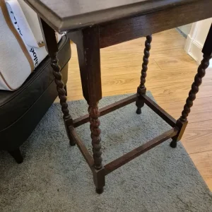 Vintage Retro Tall Coffee Table Side Table Console Plant Stand - Image 2