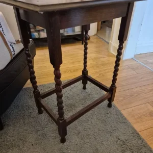 Vintage Retro Tall Coffee Table Side Table Console Plant Stand - Image 4
