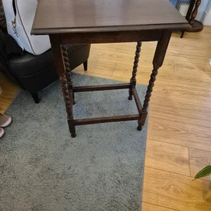 Vintage Retro Tall Coffee Table Side Table Console Plant Stand - Image 6