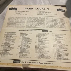 HANK LOCKLIN The Great Hank Locklin 1965 UK Vinyl LP - Image 2