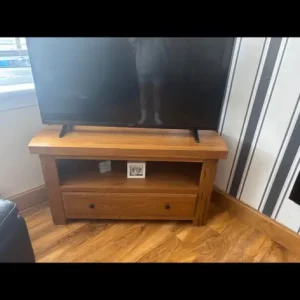 Tv stand with two side tables