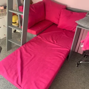 High sleeper bed / desk and sofa - Image 3