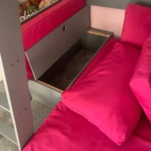 High sleeper bed / desk and sofa