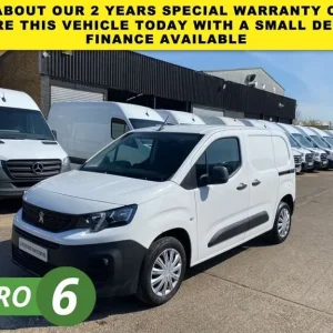2020 Peugeot Partner 1.5 Blue HDI Professional L1 SWB 100bhp