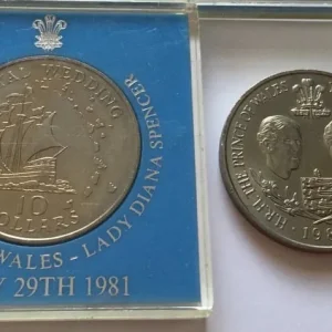 Charles and Diana Marriage Commemorative Coins, 29th July 1981 - Image 2