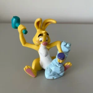 DISNEY WINNIE THE POOH RABBIT ROCK CARVING FIGURE