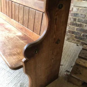 Victorian church pew - Image 3