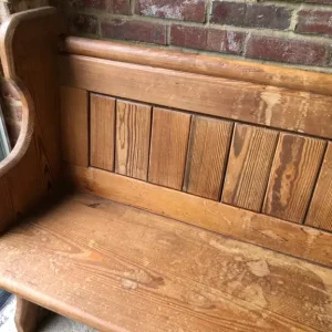 Victorian church pew - Image 5