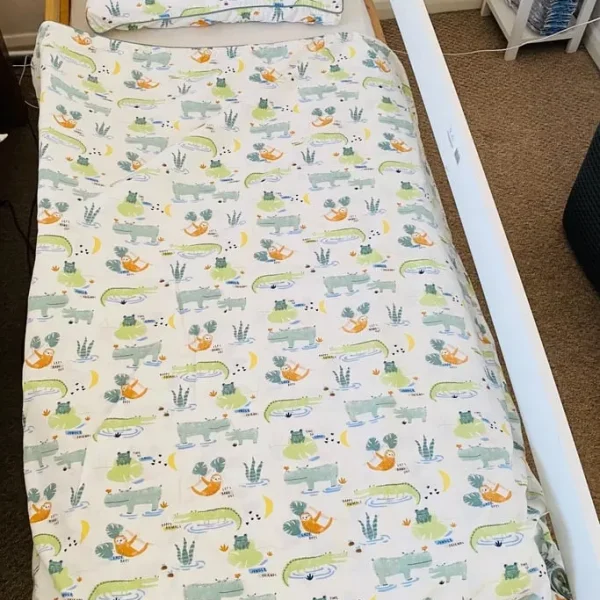 Toddler bed with all the basics