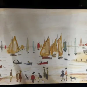 Large picture of beach and boats
