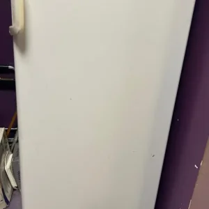 Fridgemaster branded upright freezer