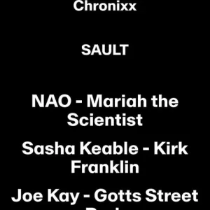 All Point East tickets for Cleo Sol and Sault