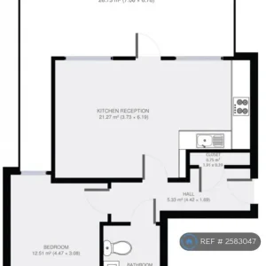 1 bedroom flat with private terrace in Colne, Borough of Pendle - Image 2