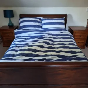 Mahogany Double Sleigh Bed - Image 2