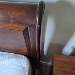 Mahogany Double Sleigh Bed - Image 3