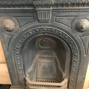 Cast iron fireplace internal section