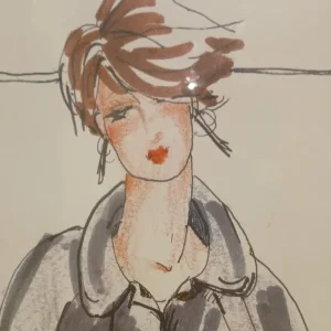 Betty Jackson fashion sketch - Image 2