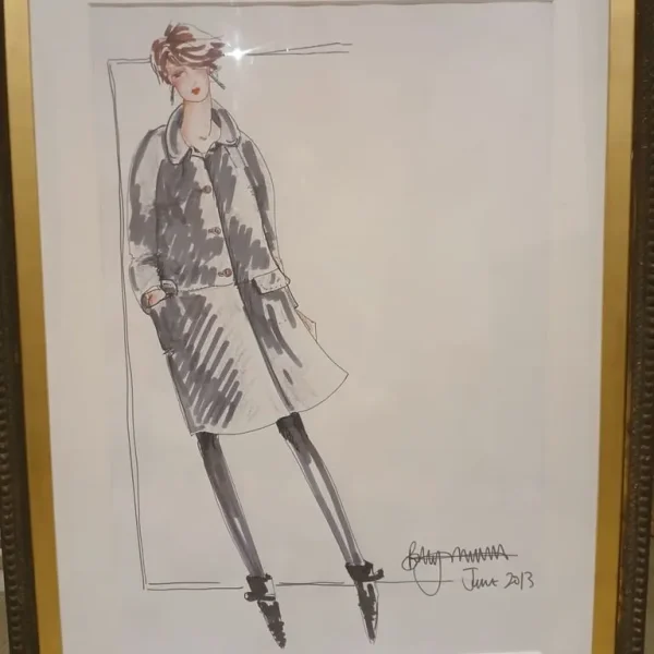Betty Jackson fashion sketch