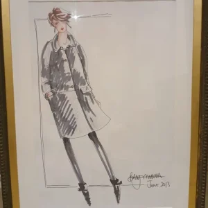 Betty Jackson fashion sketch