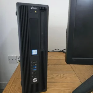 HP Z240 Workstation with i7, 16GB RAM, 27" Monitor - Image 3