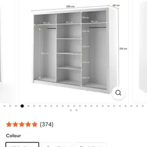 Wardrobe with sliding doors - Image 2