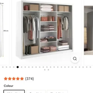 Wardrobe with sliding doors - Image 3