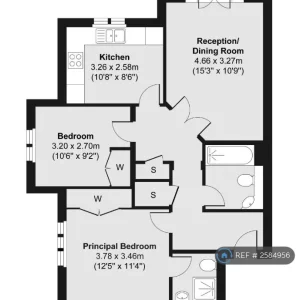 2 bedroom ground floor flat in Trematon Place, TW11 - Image 2