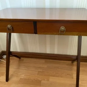 Mahogany side table with two drawers - Image 2