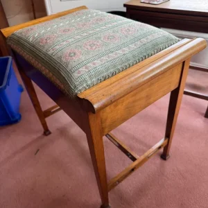 Antique piano stool - Image 2