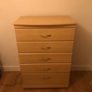 Chest of drawers and bedside table - Image 2