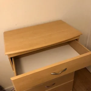 Chest of drawers and bedside table - Image 4