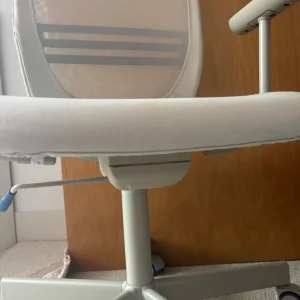 Flintan office chair, beige with armrests - Image 3