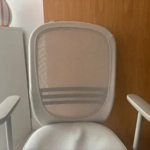 Flintan office chair, beige with armrests - Image 4