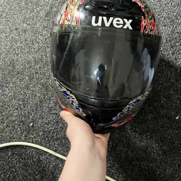 Uvex motorbike helmet size 22 regular