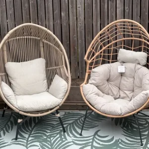 Egg chair garden