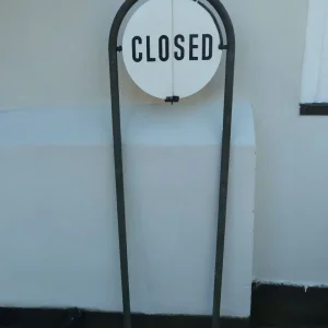 Outdoor business sign
