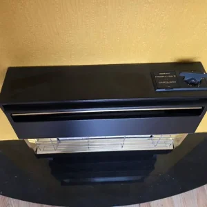 Robinson Willey Firegem Visa 2 Safeguard Radiant Outset Gas Fire - Black/Gold - Image 4